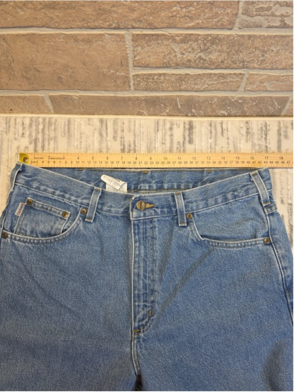 Carhartt Relaxed Fit Work Resistant RN# 14806 Sz 36 X 32 B17 STW Men's Jeans